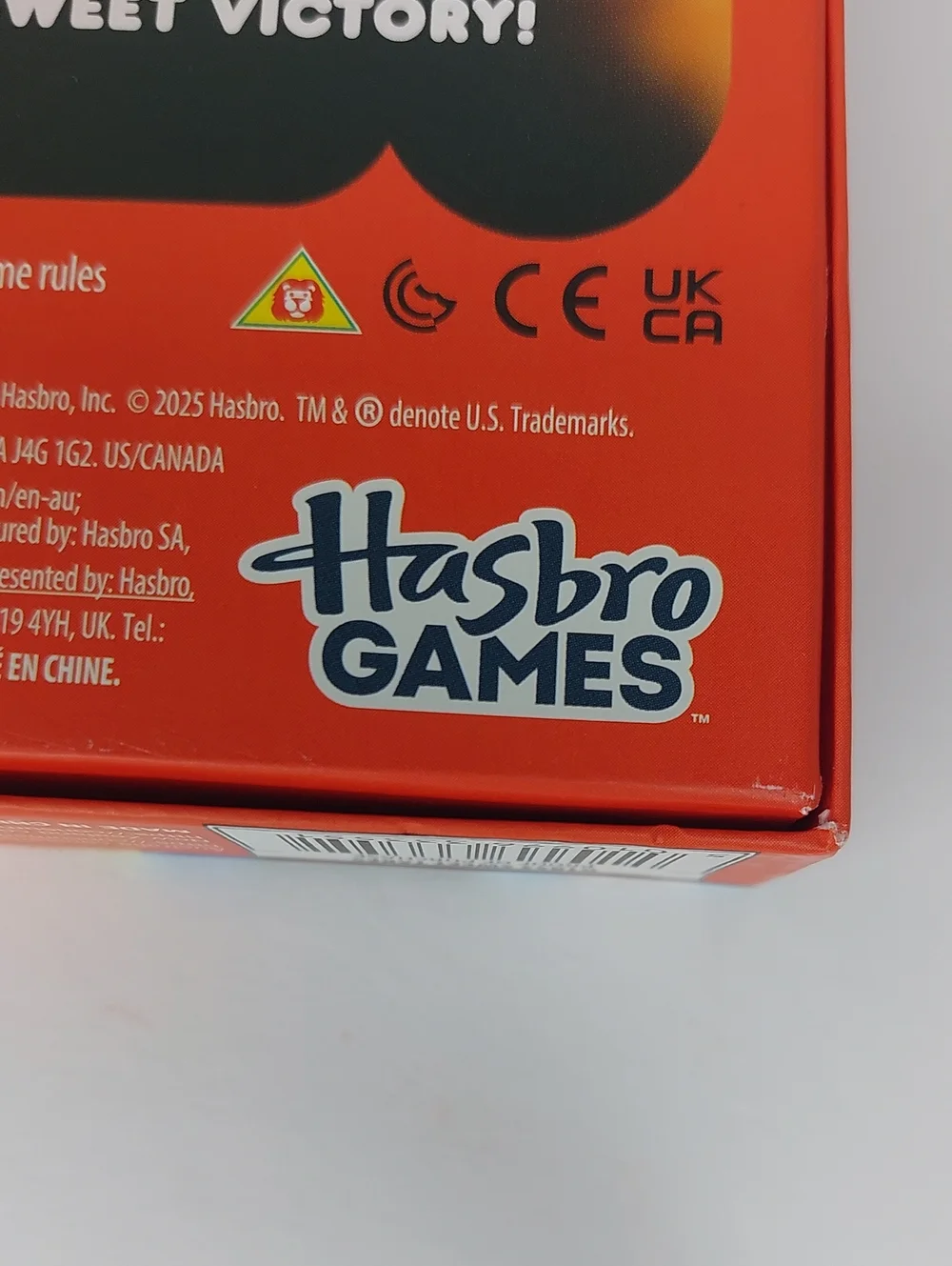 Hasbro Games Sweet Takes Card Game - A Fun Game Of Tricks NEW Sealed